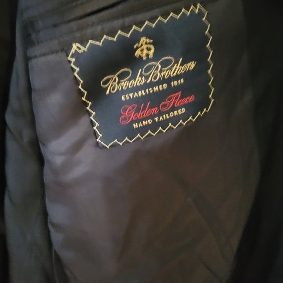 Brooks Brother's Men's Italian Wool Navy Blue Suit Coat Jacket. Size 45R - Picture 5 of 8